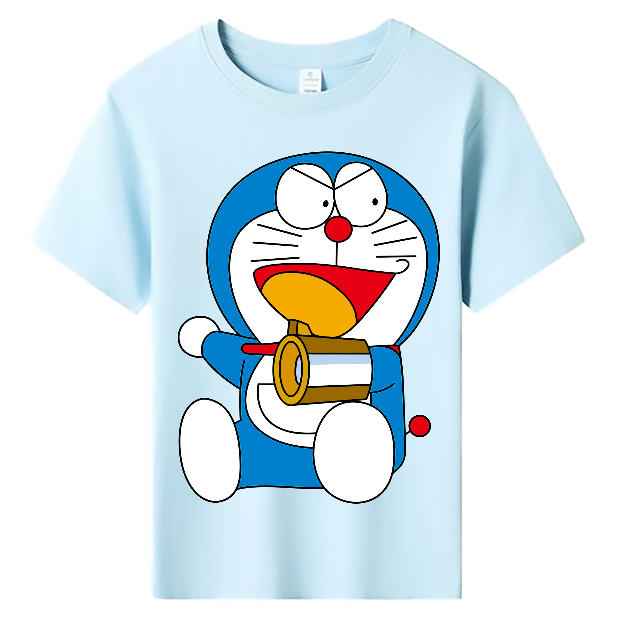 （画像用） ドラえもん Doraemon 綿100％キッズTシャツ（フロントプリント）